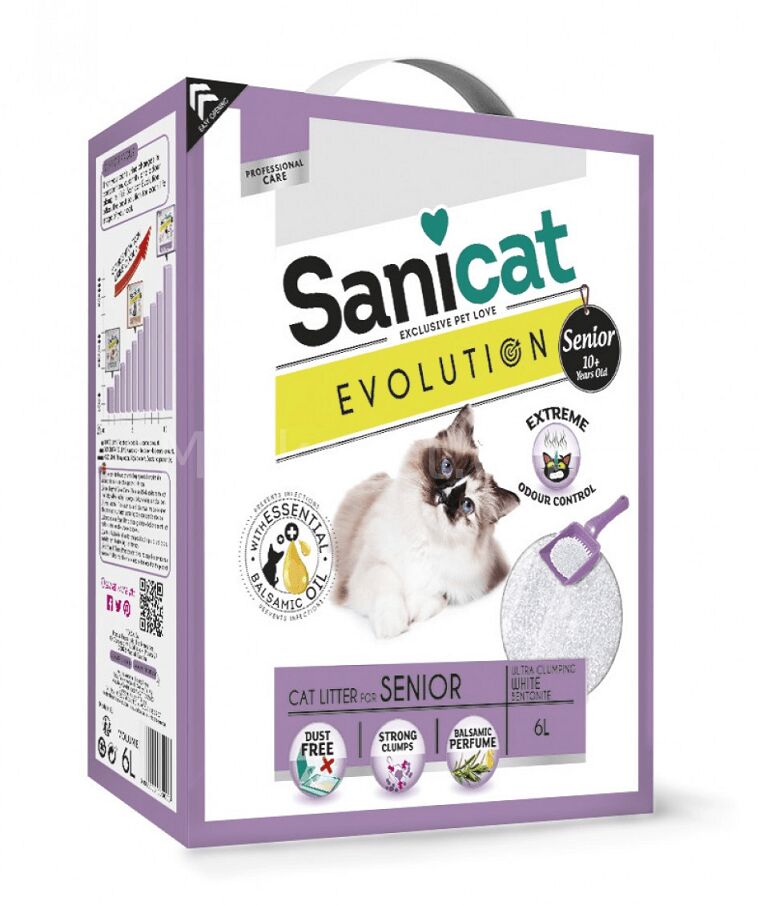 Sanicat Evolution Senior Kedi Kumu 6 litre