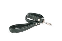 Doggie Flotter Klasik Köpek Deri Gezdirme Tasması 2*120 cm Yeşil