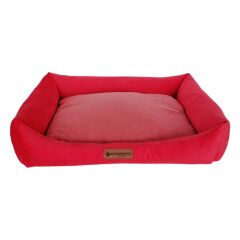 Markapet Tay Tüyü Yumuşak Köpek Yatağı Medium Kırmızı 50*60 cm