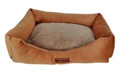 Markapet Tay Tüyü Yumuşak Köpek Yatağı Large Kahverengi 60*80 cm