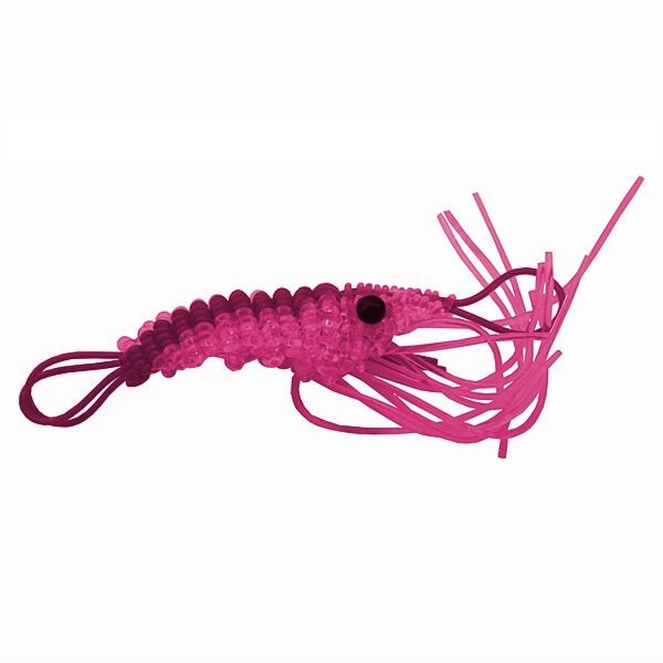 Karlie Kedi Oyuncağı Plastik Karides 6 cm Pembe