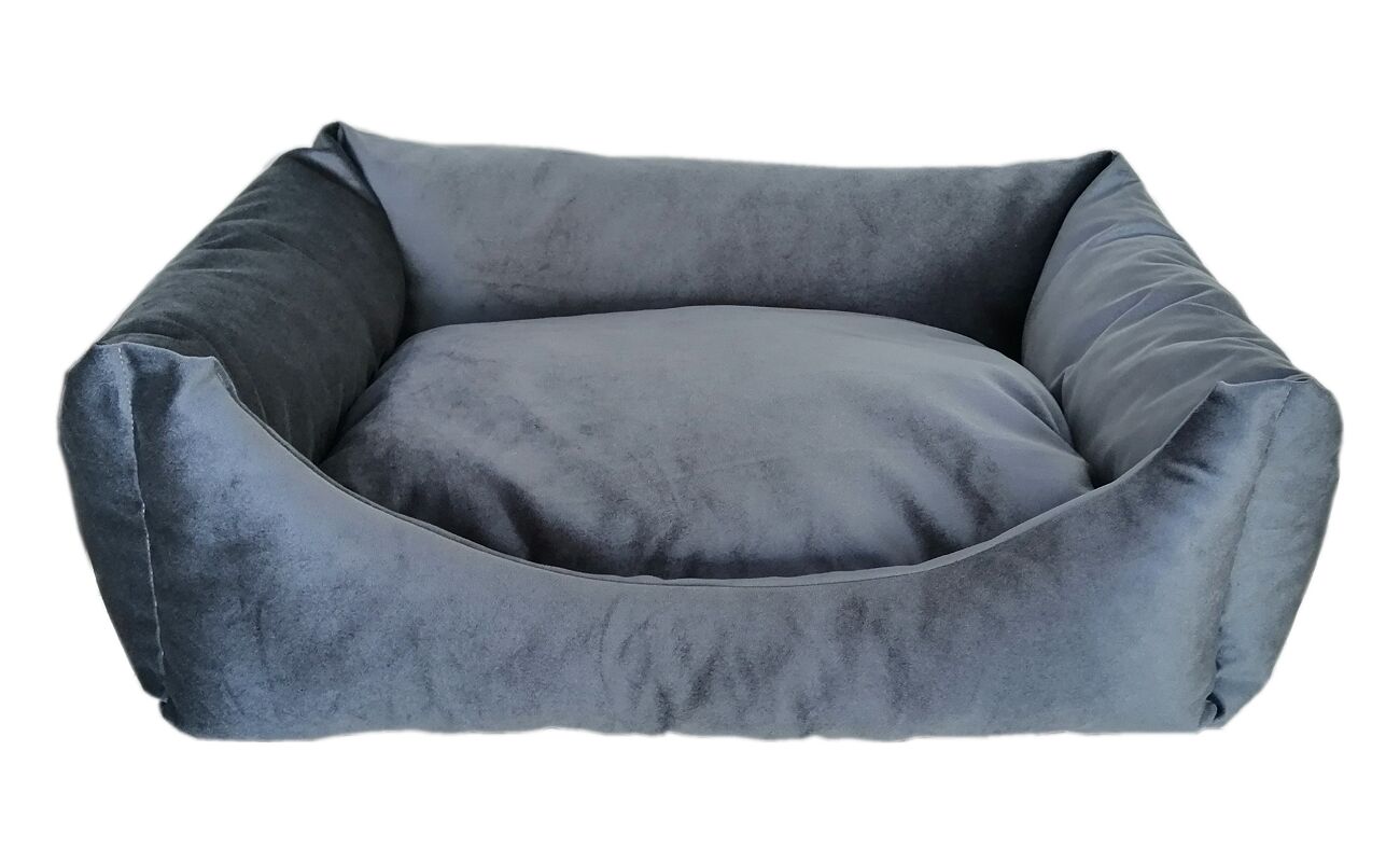 Markapet Tay Tüyü Yumuşak Köpek Yatağı Small 40*50 cm Jaguar Mavi