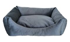Markapet Tay Tüyü Yumuşak Köpek Yatağı X Large 80*100 cm Jaguar Mavi