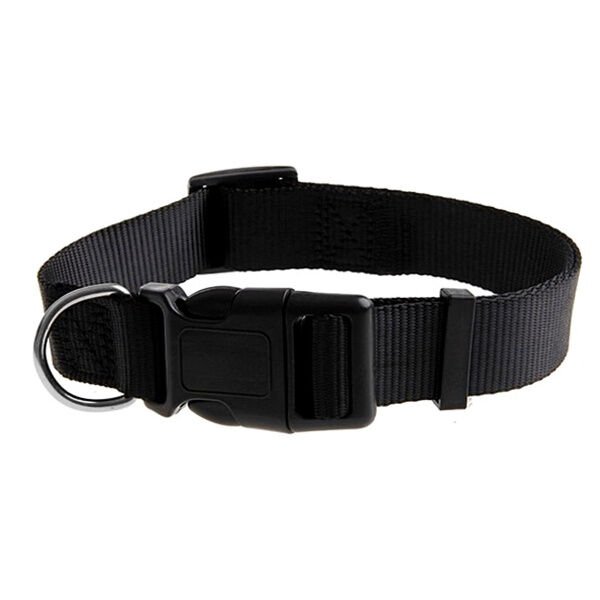 Eastland Ayarlanabilir Dokuma Köpek Boyun Tasması 27-40 cm Siyah