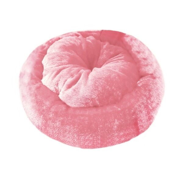 Kedi Köpek Simit Yatak Kadife  58*12 cm Pembe