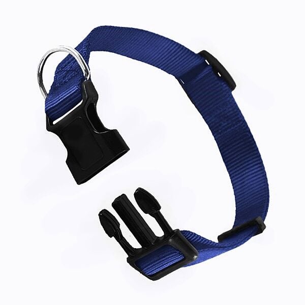 Eastland Ayarlanabilir Dokuma Köpek Boyun Tasması 27-40 cm Mavi