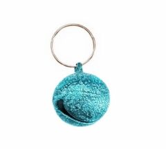 Percell Kedi Köpek Tasma Çanı Turkuaz Tekli 1,5*1,5 cm
