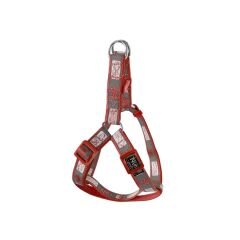 Köpek Göğüs Tasma Seti Köpek Desenli 120 cm-34 cm-47 cm Turuncu