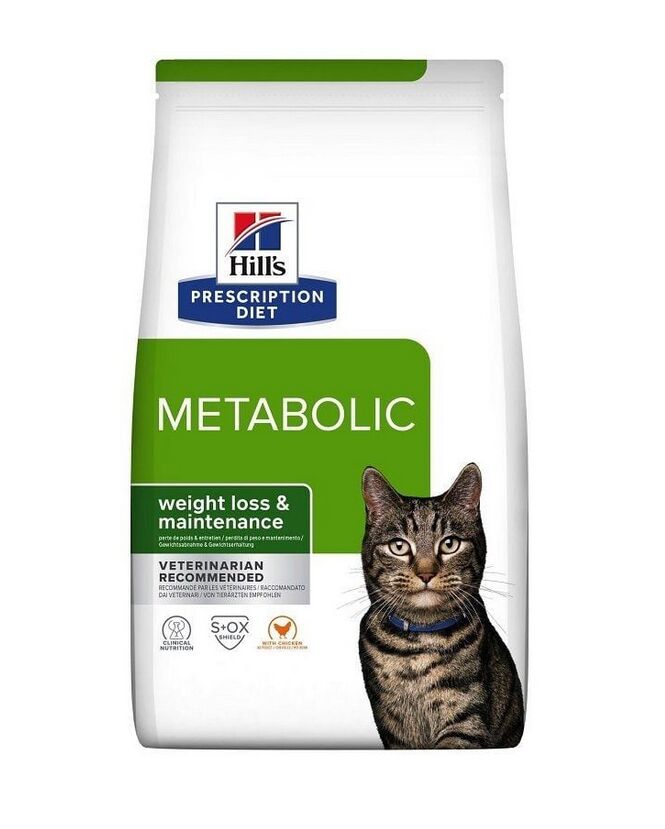 Hills Prescription Diet Metabolic weight loss & maintenance Tavuklu Kedi Kuru Maması 1,5 kg