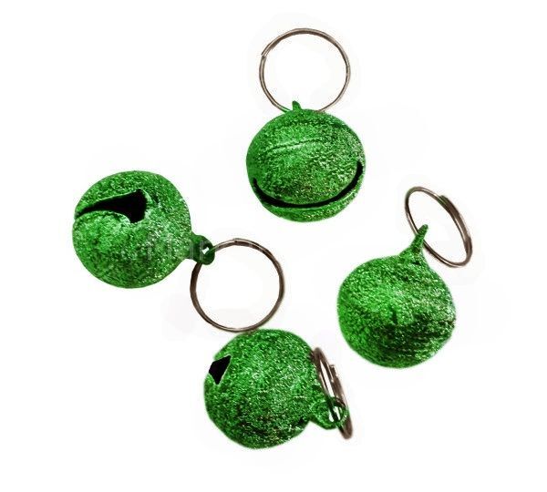 Percell Kedi Köpek Tasma Çanı Yeşil Tekli 1,5*1,5 cm