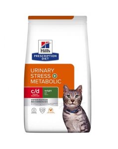 Hills Prescription Diet C/D Urinary Stress + Metabloic Tavuklu Kedi Maması 1,5 KG