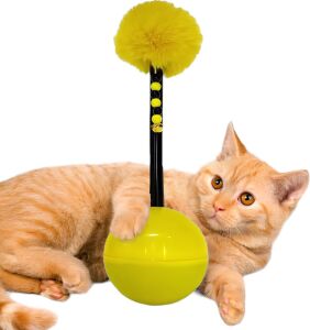 Dev Hacıyatmaz Kedi Oyuncağı XXL 33 CM Tüylü Zilli Oyuncak 1 Adet