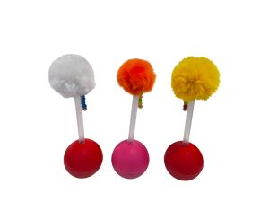 Dev Hacıyatmaz Kedi Oyuncağı XXL 33 CM Tüylü Zilli Oyuncak 1 Adet