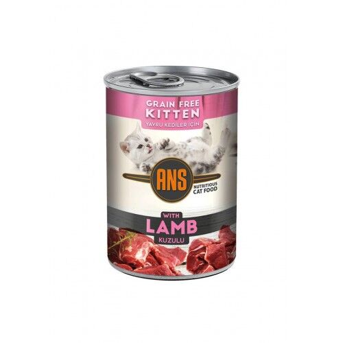 Ans Tahılsız Kuzu Etli Yavru Kedi Konservesi 415 gr
