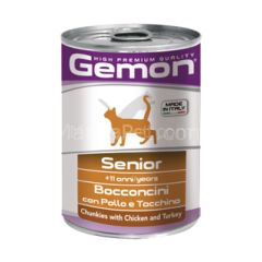 Gemon Tavuklu Hindili Senior Yaşlı Kedi Konserve 415 gr