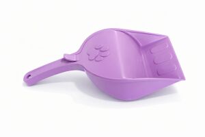 Kapaklı Kedi Kumu Küreği Elekli – Ergonomik Saplı Dayanıklı Plastik Kum Temizleme Küreği 26 cm