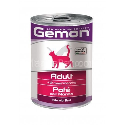 Gemon Sığır Etli Ezme Kedi Konservesi 400 gr