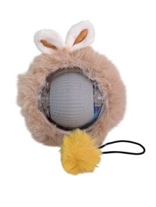 KP Şarjlı Hareketli Peluş Kedi Oyuncağı Kuyruklu 5 cm – İnteraktif Titreşimli Hareketli Top