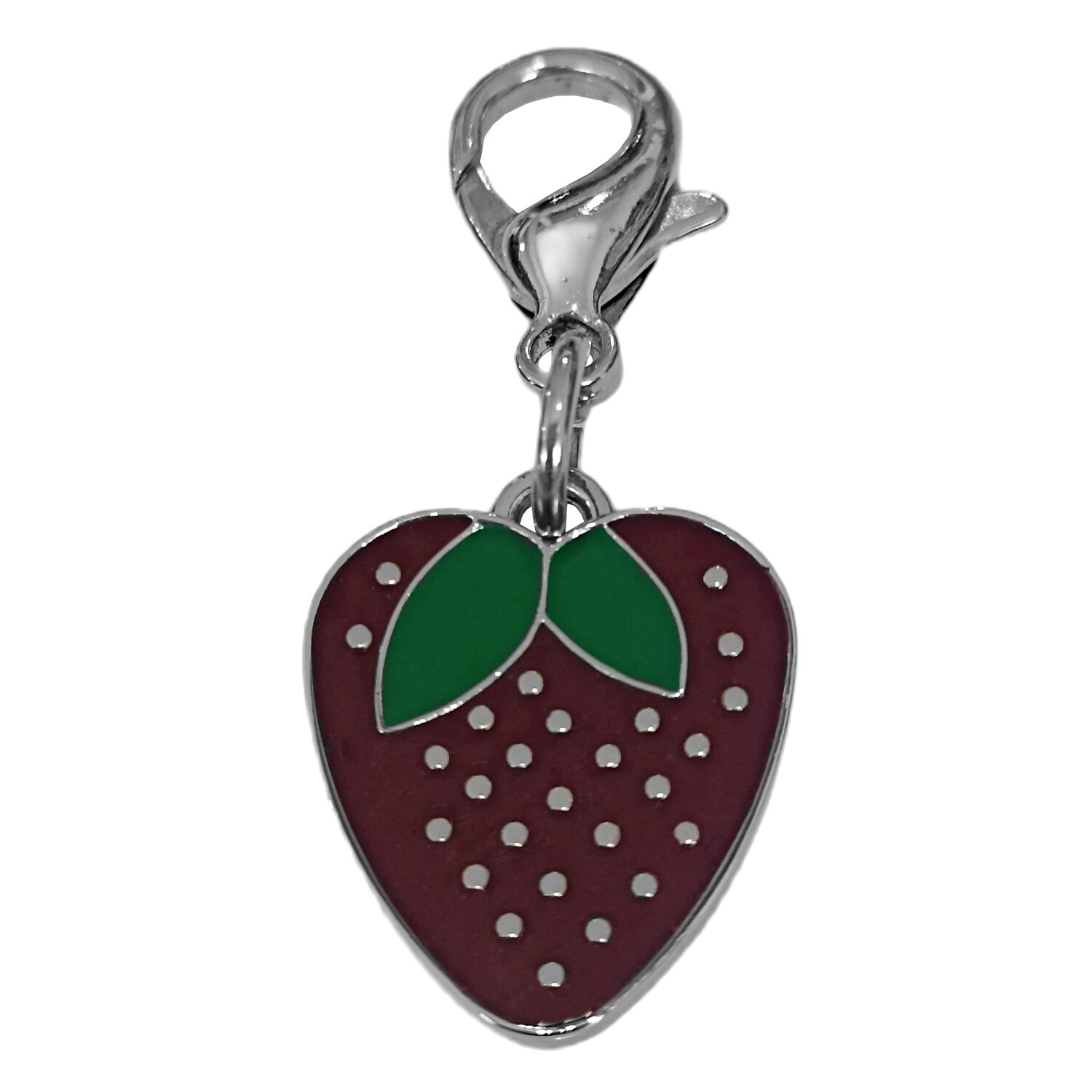 Eastland Kedi Köpek Tasma Süsü Çilek Desenli 2*2.5 cm Bordo