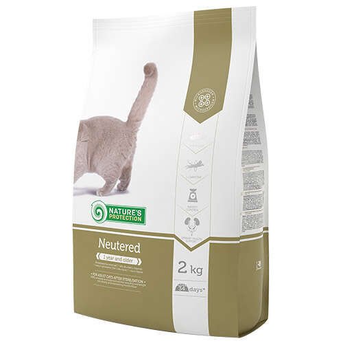 Natures Protection Neutered Tavuklu ve Hindili Kisir Kedi Maması 2 Kg