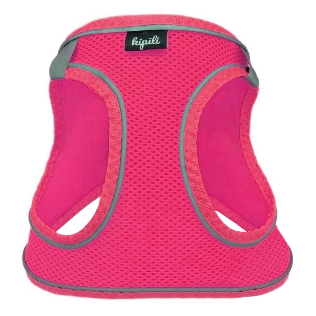 Üç Kilitli Sportif Kedi Köpek Göğüs Tasması 30-38 cm Small Pembe