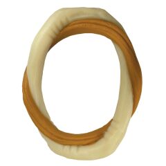 Nylabone Ec Bully Stick Flav Ring M  Biftek Aromalı Köpek Çiğneme Ürünü (16 cm)