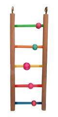 Renkli Beş Basamaklı Boncuklu Kuş Merdiveni 7*20 cm