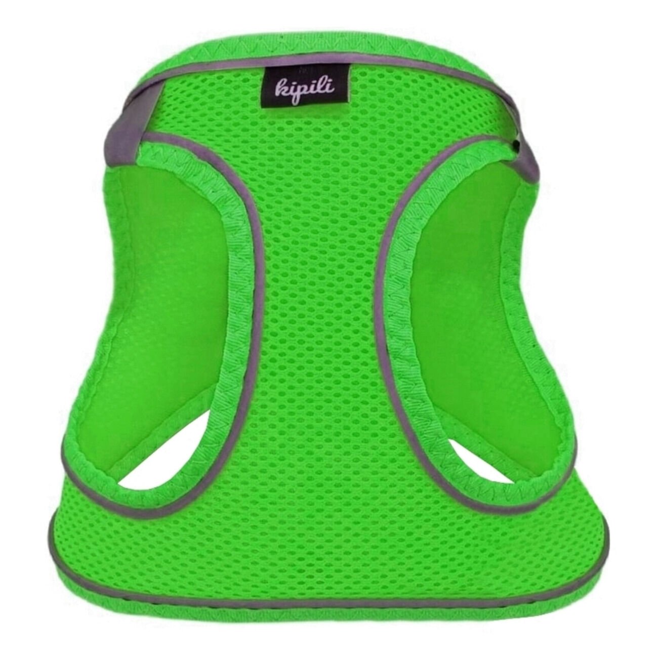Üç Kilitli Sportif Kedi Köpek Göğüs Tasması 30-38 cm Small Yeşil